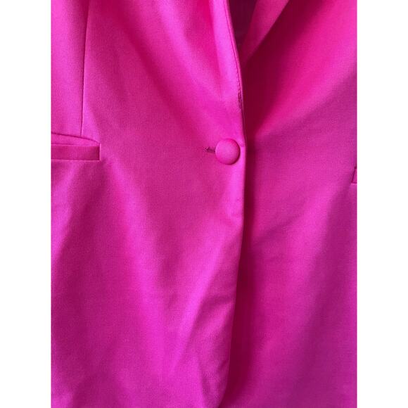 NWT UNIQUE 21 One Button  Blazer Casual  Ladies Jacket Size 10 - Picture 8 of 11